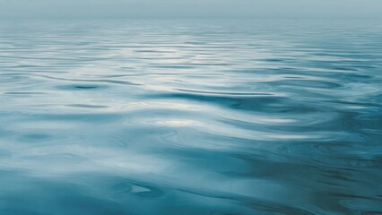 Calm Blue Ocean Water Ripples