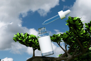 High Quality Realistic Dropper Bottle Mockup