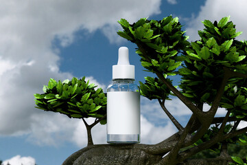 High Quality Realistic Dropper Bottle Mockup