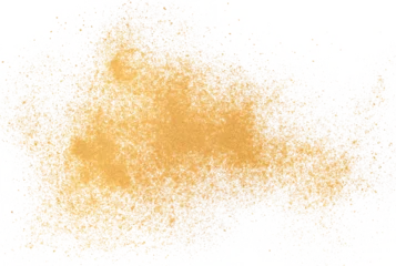 Fotobehang Natuur Park red maca organic powder flying isolated on white, clipping path   © dule964