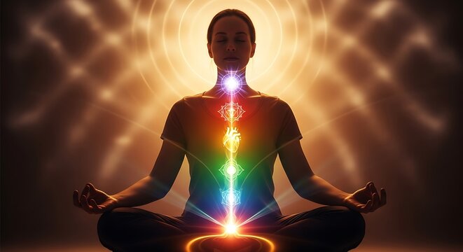 Meditative Harmony - Balancing Chakras for Inner Peace and Well-being.