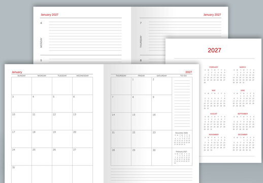 2027 Personal Planner Layout