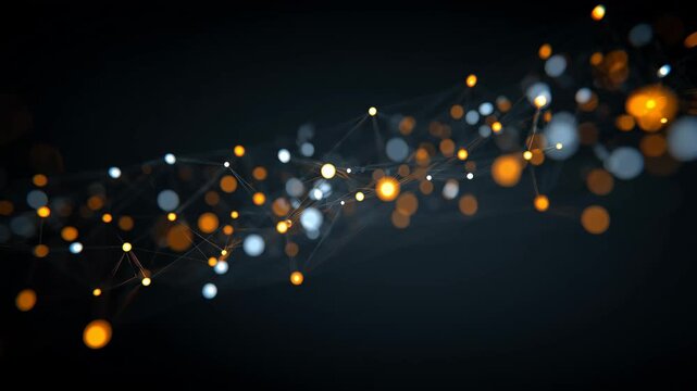 Single bright point stands out in dark abstract field