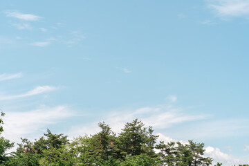 Obraz premium Blue sky background material