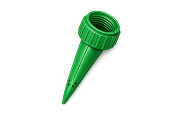 Green plastic plant self watering spike for garden irrigation