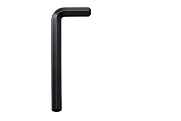 Hex key allen wrench tool on transparent background