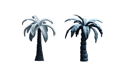 Obraz premium silhouette of palm tree