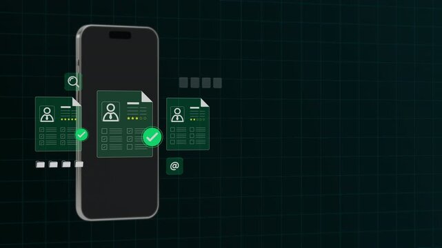 Mobile device interface showcasing a vertical layout of authorized user profiles with green verified checkmarks.