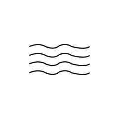 Obraz premium wave icon