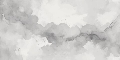 Obraz premium Abstract grunge watercolor sky and cloud background with vintage paper texture