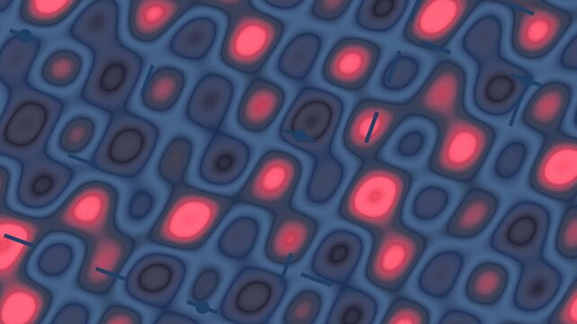 Exploring Abstract Patterned Surfaces in Smooth Motion