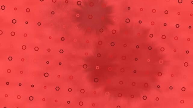 Creating a Calm Red Abstract Scene With Subtle Geometric Patterns