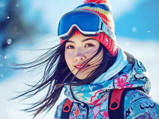 ゲレンデで出会った美女