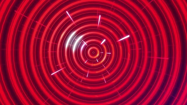 abstract red circle background
