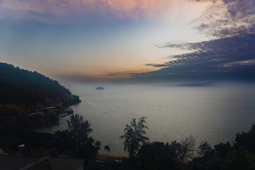 Sunrise over the sea at Phuket, Thailand