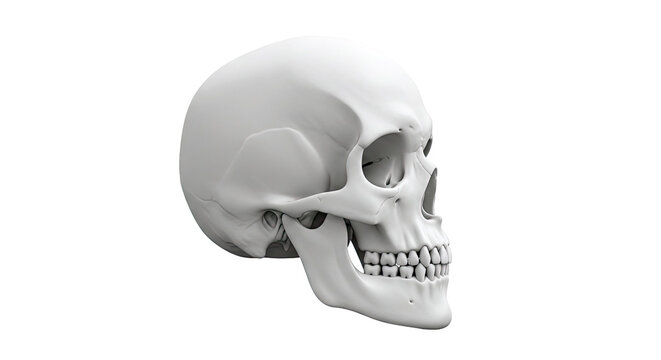 Human Skull, Side View