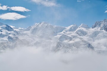 snow covered mountain