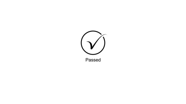 Checkmark Pass Approval Symbol Validated Tick Mark Circle.