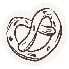 Coffee Shop Branding Sticker illustration