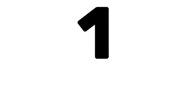 black number one