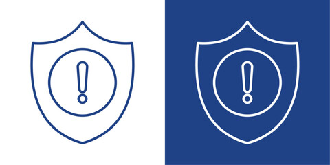 Risk Blue And White Icon Style Collection