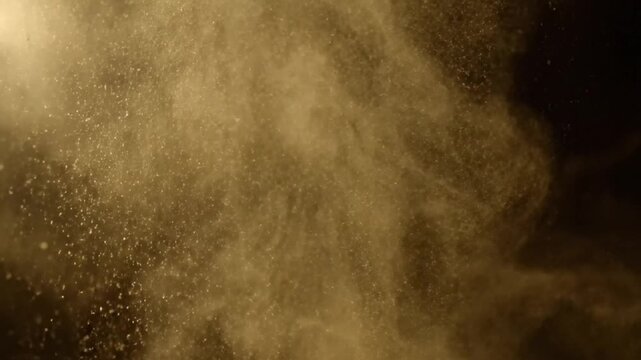 Dust or smoke cloud.