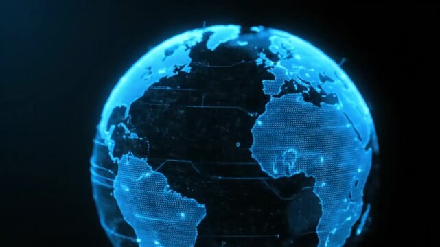 Global Network Visualization.