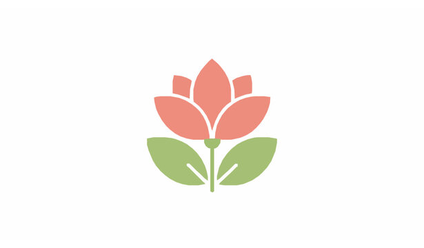 White shapla flower vector illustration national flower of Bangladesh