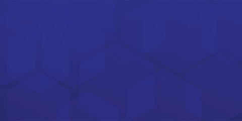 Obraz premium Abstract Blue Geometric Hexagon Background for Technology, Corporate, Digital, Presentation, Web, Media Design Projects. design modern. simple art.