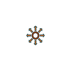 Obraz premium gear wheels icon
