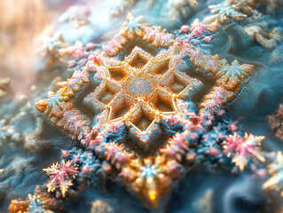 A Hypnotic Fractal Arrangement Showcasing Jewish Tradition