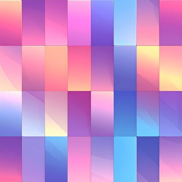 Colorful rectangular blocks blending in a pastel geometric pattern