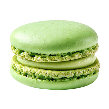 Pistachio macaron with smooth nutty filling