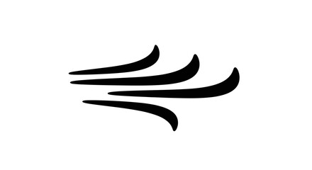 Obraz premium Black abstract speed lines.