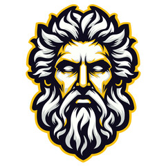 Obraz premium Zeus vector and illustration.