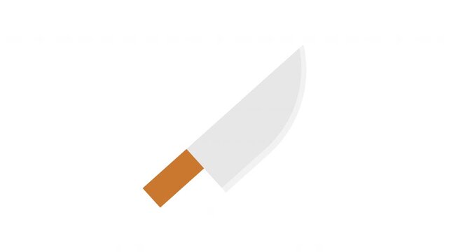Kitchen Chef Knife Cooking Animation