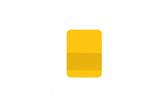 Yellow Cigarette Lighter Flame Animation