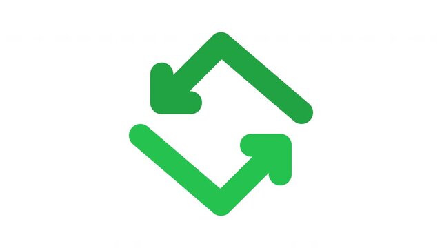 Screen Rotation Cycle Arrows Animation