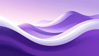 A smooth purple and white gradient texture grainy with soft backgrounds, ideal for minimalist designs, modern wallpapers, banner.