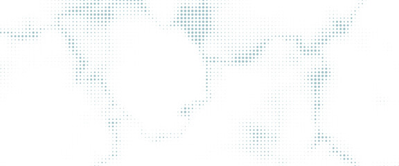 This halftone overlay texture displays a moire pattern that resembles water ripples. The soft blue tones create a sense of calm, ideal for design projects requiring a tranquil aesthetic.