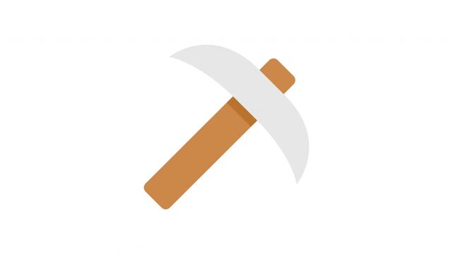 Mining Pick Axe Tool Motion Icon