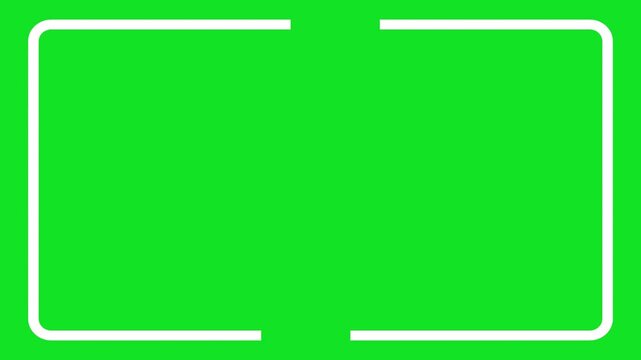 10 second Countdown timer green screen timer on green screen animation. 4K Video