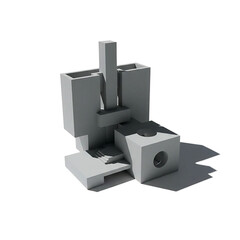 3d rendered illustration of a computer mouse