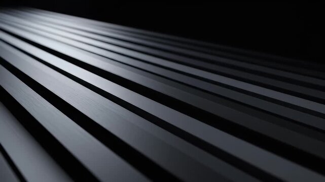 Abstract dark background with parallel lines and light effect.