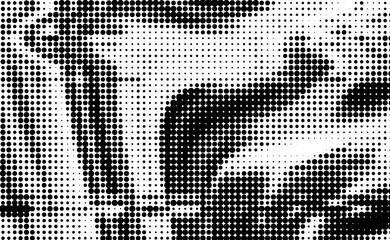 Monochrome black and white halftone overlay pattern background printing raster Grunge Dotted illustration Abstract illustration texture of dots gradient texture Vanishing polka dot Repeating dots grad