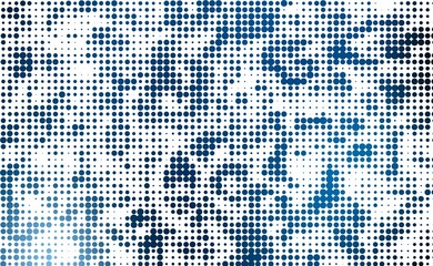 Blue halftone overlay pattern background printing raster Grunge Dotted illustration Abstract illustration texture of dots gradient texture Vanishing polka dot Repeating dots grad