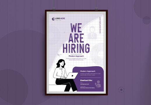 We Are Hiring Flyer Poster