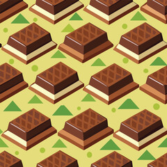 chocolate seamless pattern