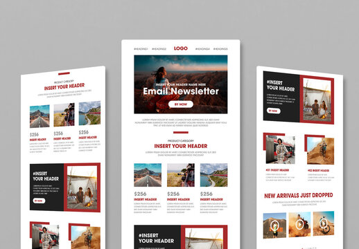 Responsive Email Newsletter Template for Marketing Campaigns