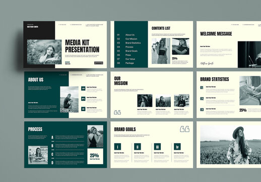 Professional Media Kit Presentation Template